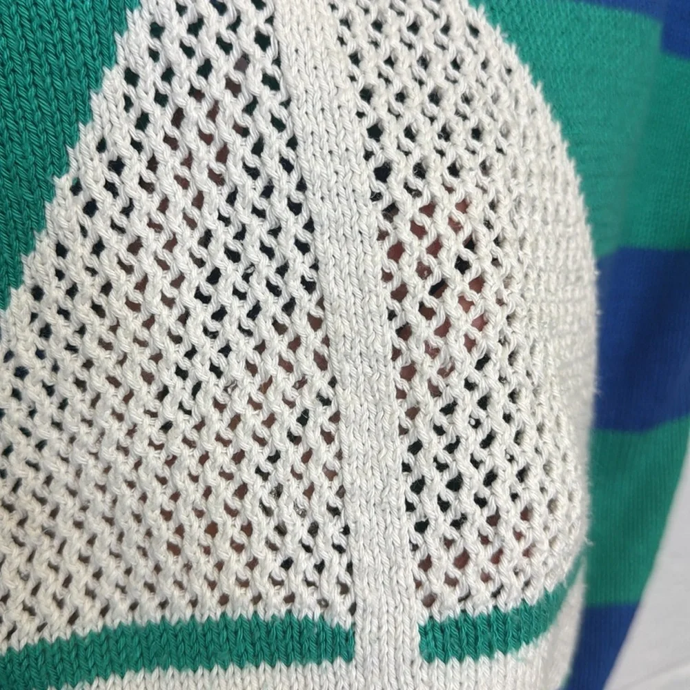 Catalina Vintage Blue Knit Boat Sweater - Picture 3 of 8